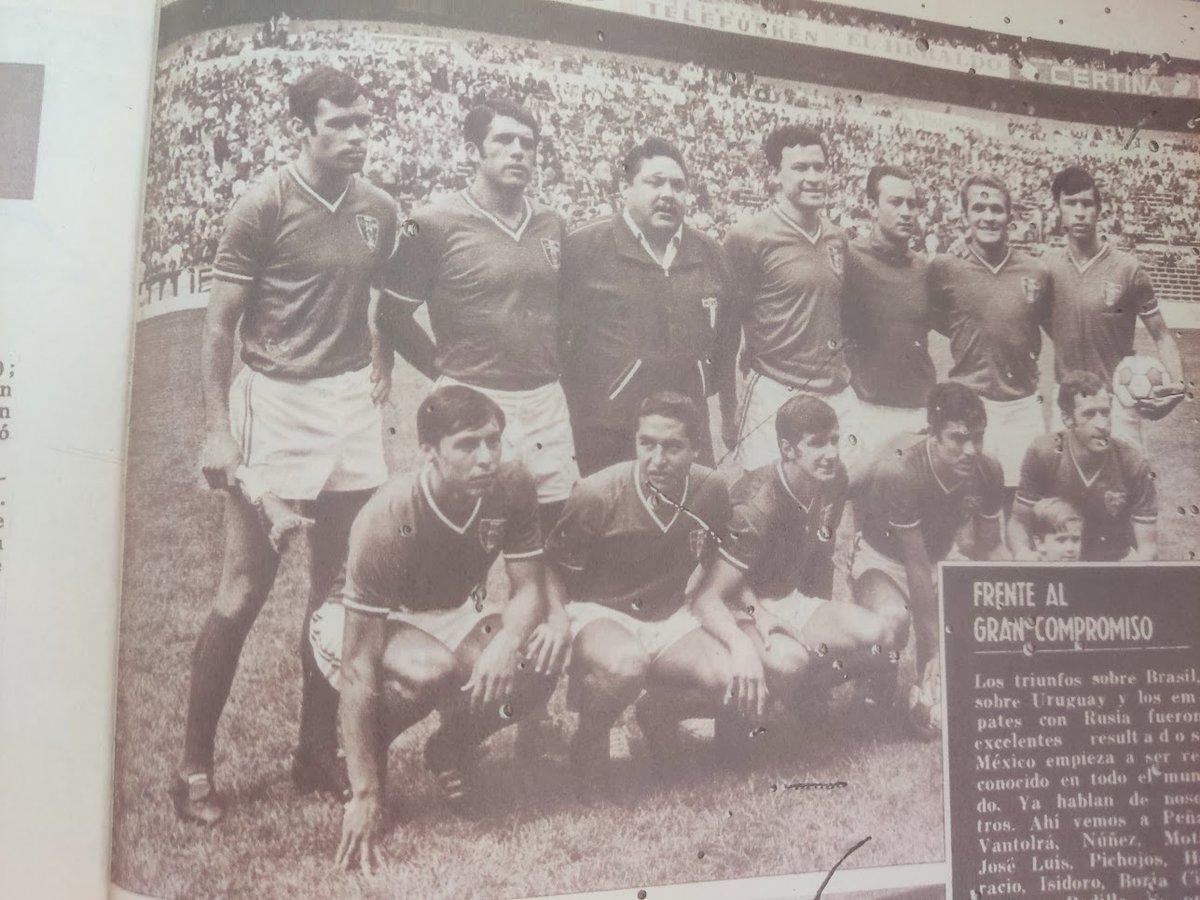 #EfemerideTricolor HOY se cumplen 55 años (22-diciembre-1968) del primer enfrentamiento a nivel mayor entre México y Alemania Federal 🔥 Resultado: empate 0-0 en el Estadio Azteca🏟️