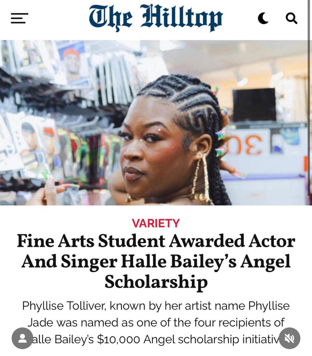 Shout out to former TCHS Magnet student Phyllise Tolilver currently at Howard U.