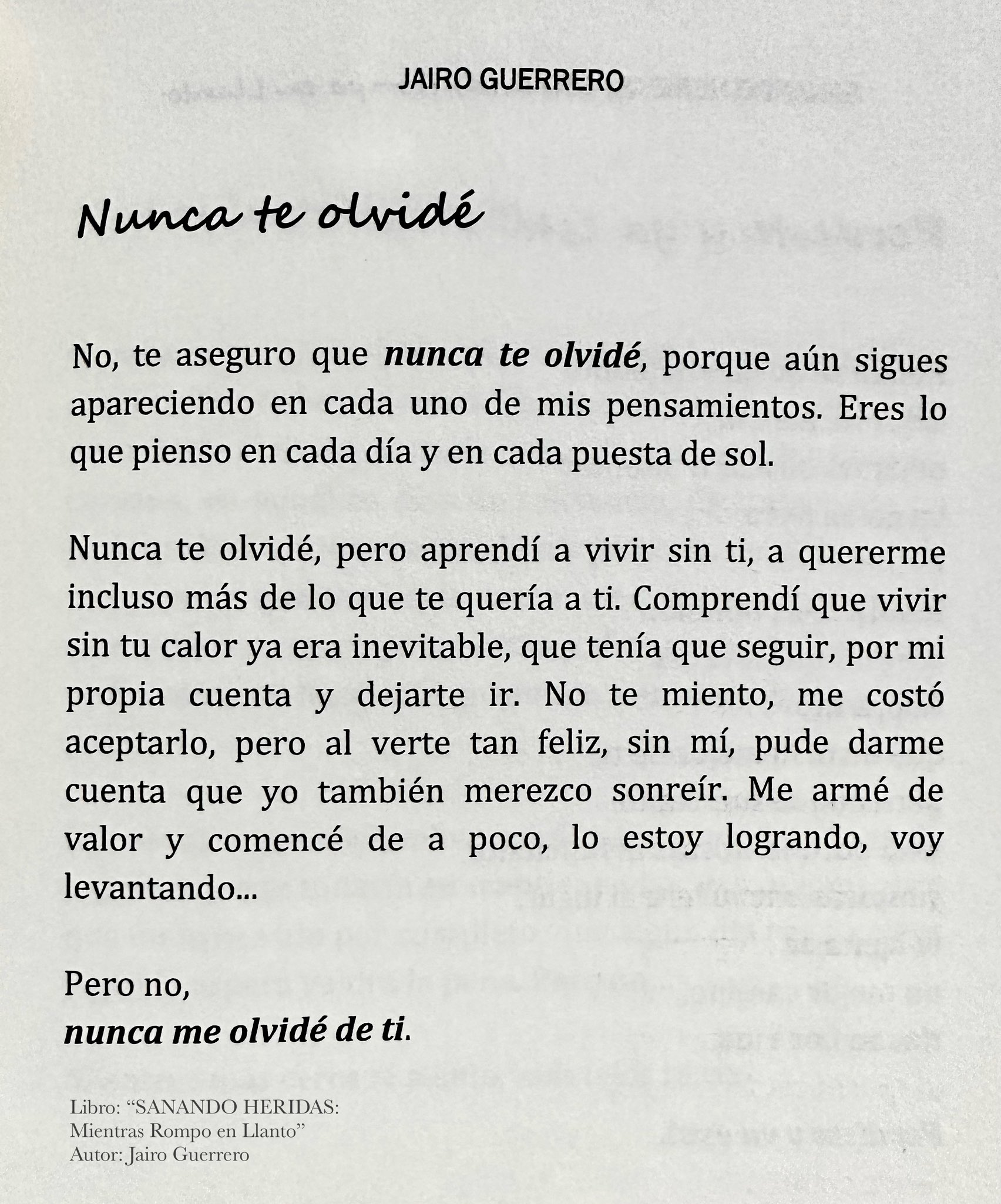 Jairo Guerrero - Libro: “12 Maneras de Amar(te)” 📔