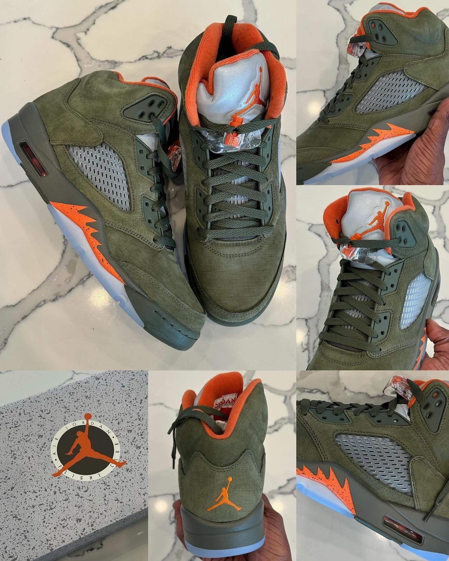 JustFreshKicks on X New photos of the 2024 Air Jordan 5 Retro Olive https t BV2po1gz6x https t YLUxk79JlT X
