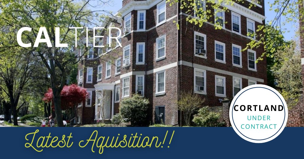 We are thrilled about our latest direct acquisition under contract.

Check out all the details here:

caltier.fund/cortland-portf…

#newacquisition #directinvestment #cashflowrealestate #newasset #realestate