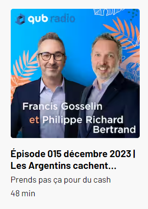 Cette semaine j'écoutais les balados à @QubRadio. 
À une certaine époque 1970-80 les mécaniciens du Québec connaissaient le nom de ttes les pièces d'auto en Français. Ici on a 2 Phd  finance-économie incapables de compléter une phrase sans utiliser 3 mots en anglais. C'est triste