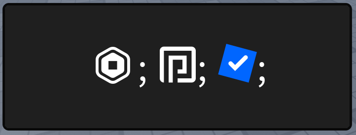 ❗More Roblox specific Unicodes for .Text ❗ devforum.roblox.com/t/2760662

Feature request so Developers don't need to upload the same friend icon 50x over between projects or forgetting and it saves on Roblox storage &amp; moderation time

Everyone wins!

#roblox #robloxdev #robloxstudio