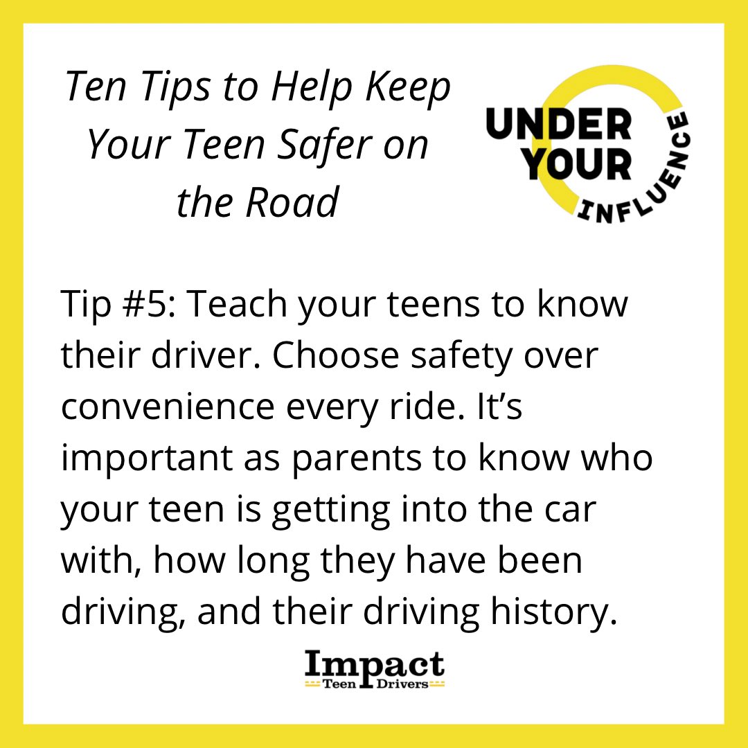 whatslethal's tweet image. Choose safety over convenience every time. 

Two more tips in our series of tips to help keep young drivers safer on the road are

🟨 Teach your teens to know their driver.

🟨 Follow Graduated Driver Licensing laws.

#TeenDrivers #LearningToDrive