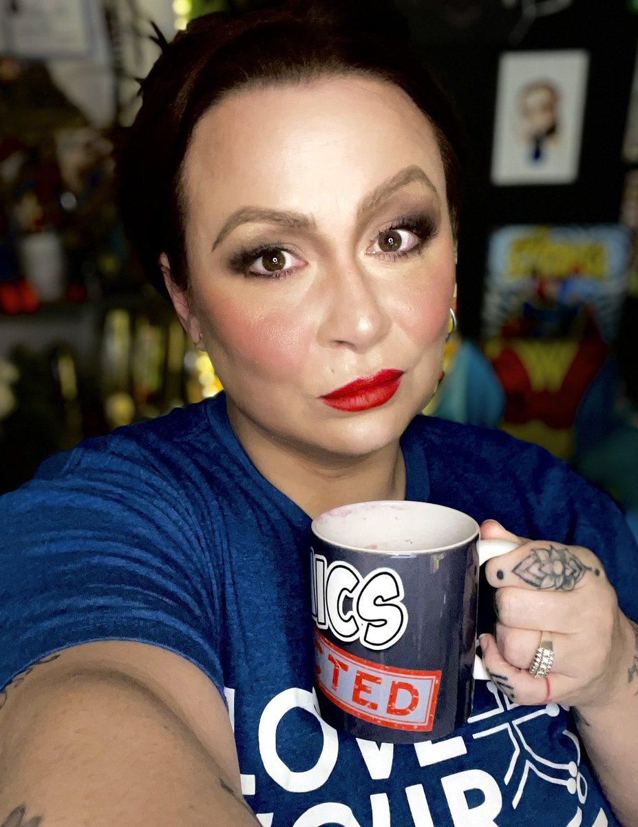comicsand_'s tweet image. Finished this weeks #NerdyNews! Don’t tell #CaptainShaw @ToddStashwick that I raided his Malbec reserves. It just pairs so nicely with my #ComicsREDACTED mug!
