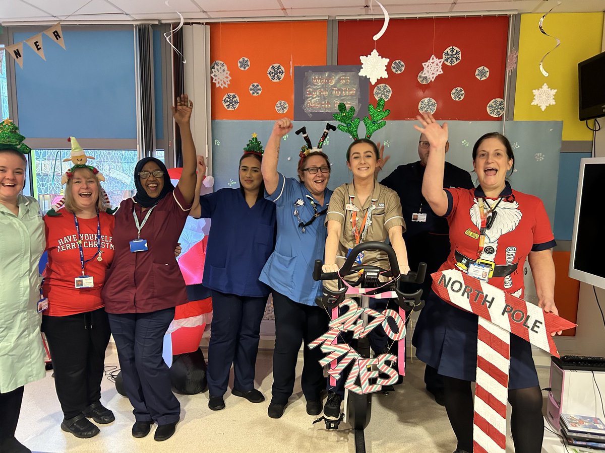We’ve smashed it. We’ve cycled the 2470 miles to the North Pole.Thank you to everyone who’s donated and taken the time to share the link. A big shout out to everyone that helped us to get there in time.justgiving.com/page/rmch-ward… ⁦<a href="/MFTnhs/">MFT NHS</a>⁩ ⁦<a href="/RMCHosp/">RMCHosp</a>⁩ ⁦@RMCHcharity⁩