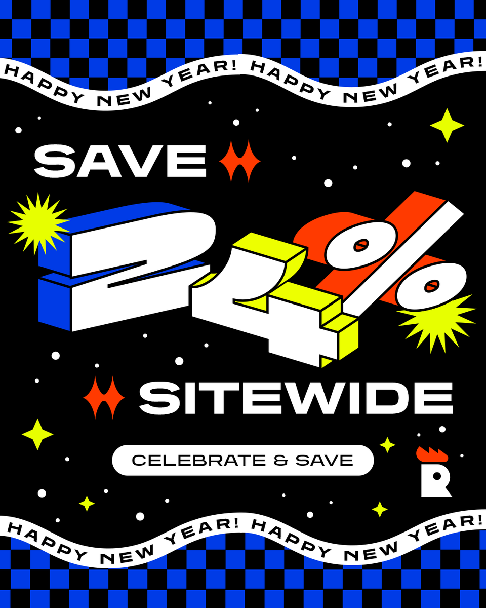 TheRTStore's tweet image. New year, new you! Switch your style up with 24% off site wide, today and tomorrow only!