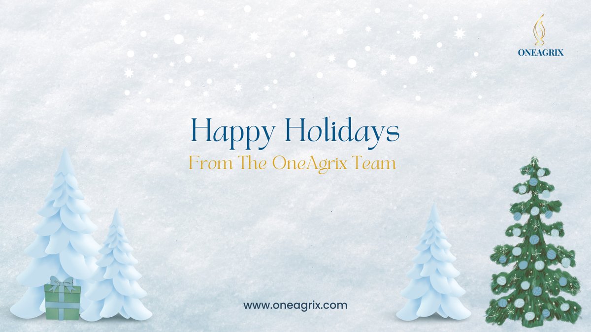 🎉 Happy Holidays from #OneAgrix! 🌟

As 2023 ends, we thank our global community for growing with us in the Agricultural, Halal, Kosher, and Vegan FMCG sectors. 

Here's to a 2024 filled with more trust, transparency, and success! 🎊🌍 

#SeasonsGreetings #EthicalSourcing #B2B