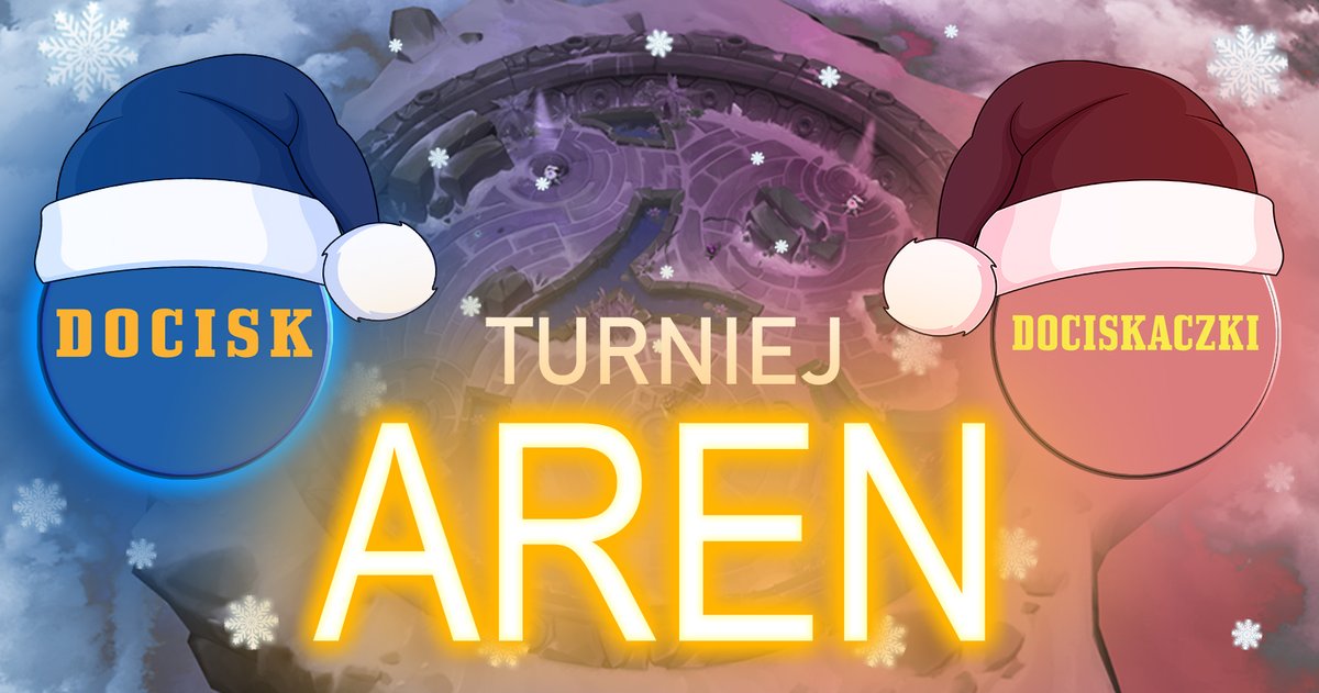 📢📢 TURNIEJ MIX ARENY W DOCISKU!! GRAAAJ!!

Wymagania to 1+1, dociskacz męski i dociskacz żeński. Zgłoszenia przyjmujemy na discordzie: discord.gg

Zapraszamy 🔵🟣