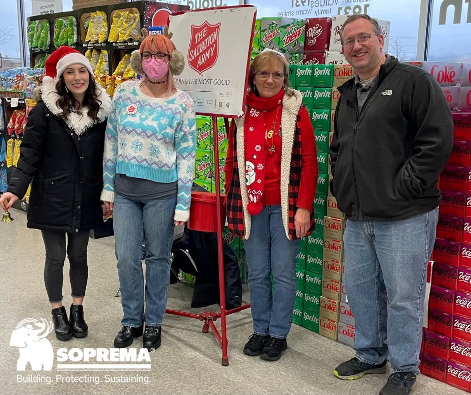 Our R&D and QA teams spread Christmas cheer, braving snow and winds to collect donations for the Salvation Army in Wadsworth! Team building and giving back – that's how we roll! Whose festive gear is giving you the holiday feels? 🎅🎁 #CommunityGiving #TeamSpirit