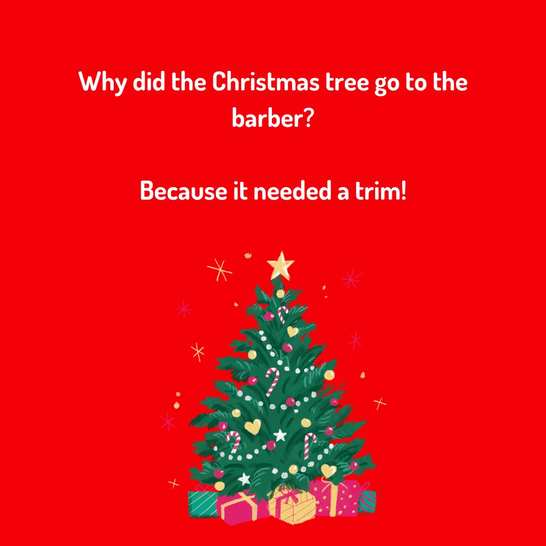 It's time for some weekend fun with a holiday joke.

Have an awesome holiday weekend 🤶⛄🎁🎄

#ChristmasEve #Christmas #ChristmasTree #ChristmasTime #ChristmasDecor #ChristmasLights #MerryChristmas #ChristmasIsComing #ChristmasSpirit #Xmas #ChristmasMood #Santa #HappyHolidays