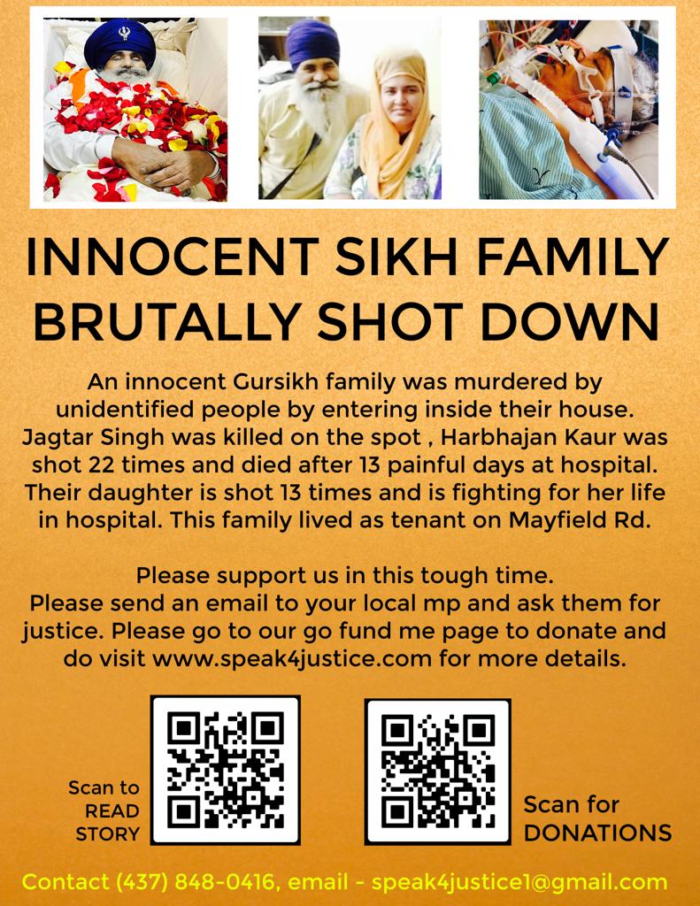 Visitor Parents shot dead in rental house, 40+ shots fired on family in 30 seconds. #speak4justice
#canadanotsafe