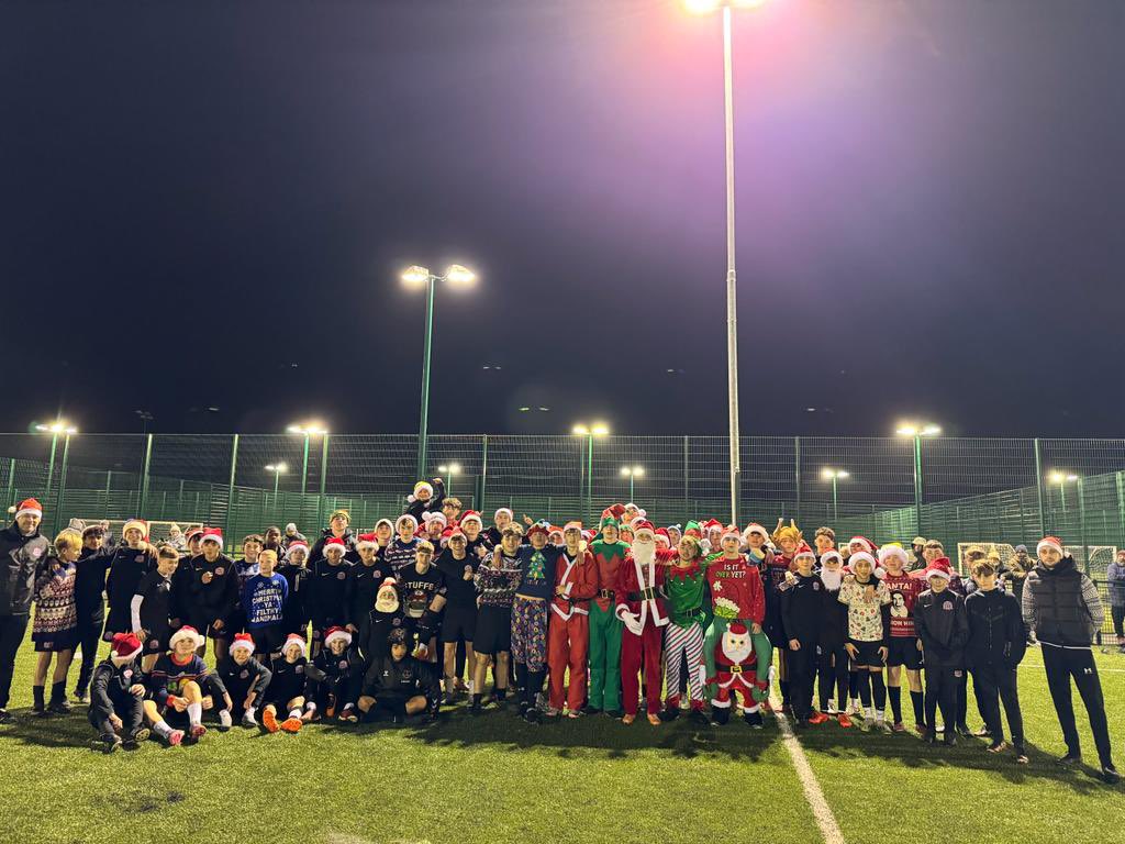 AFCFyldeAcademy's tweet photo. …and that’s a ‘wrap’ in 2023 for our Junior Academy!

Players from U7 - U16 took part in a brilliant Christmas Themed evening before they enjoy a well deserved break &amp; return in 2024.

Well done and thank you to all of the players, parents and staff for their efforts this year. https://t.co/z6WcORckJY