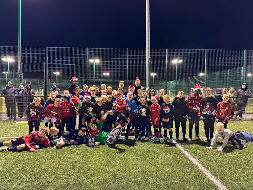 AFCFyldeAcademy's tweet photo. …and that’s a ‘wrap’ in 2023 for our Junior Academy!

Players from U7 - U16 took part in a brilliant Christmas Themed evening before they enjoy a well deserved break &amp; return in 2024.

Well done and thank you to all of the players, parents and staff for their efforts this year. https://t.co/z6WcORckJY