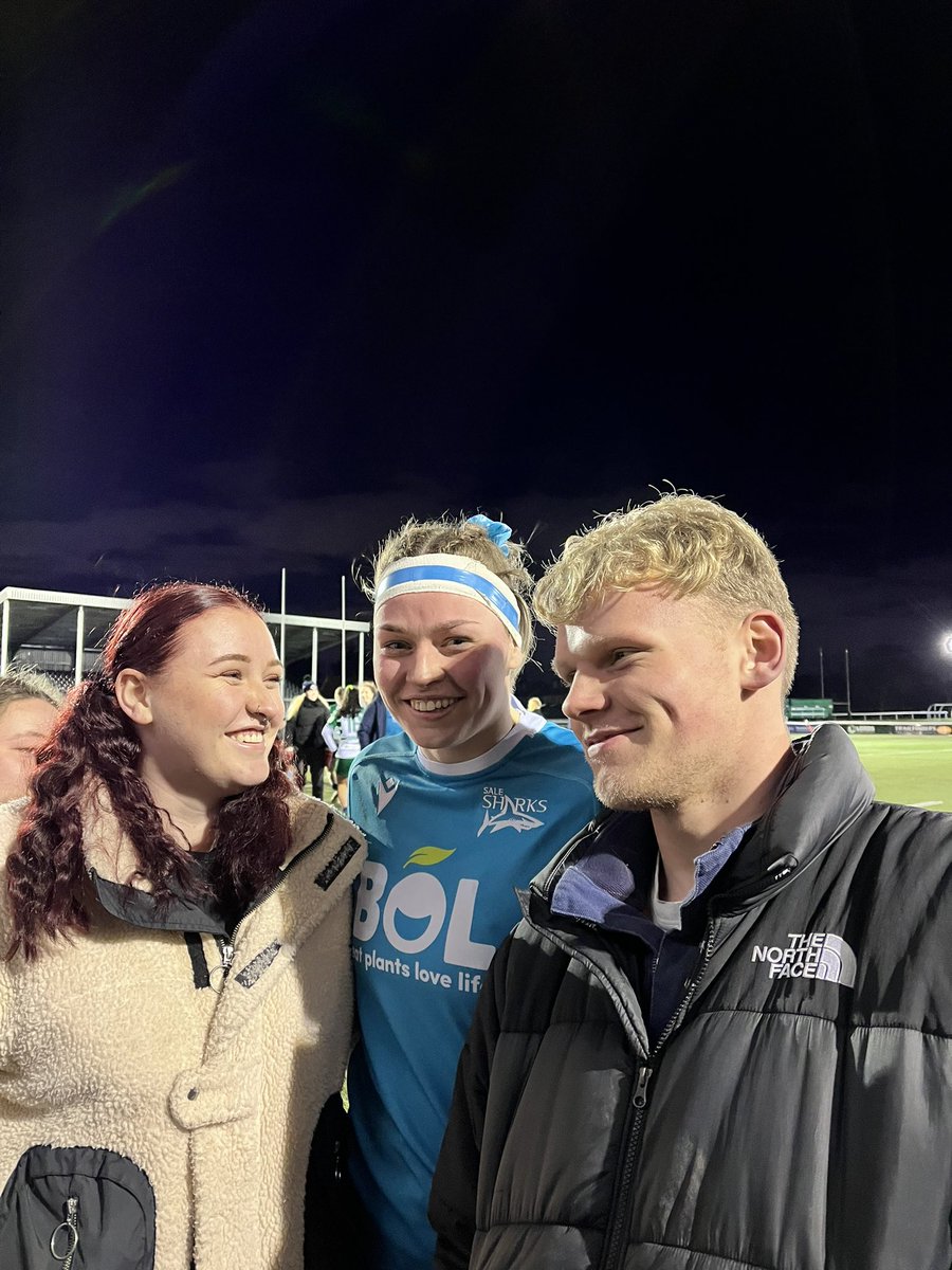 A lovely evening watching my baby giraffe!  Even better that she scored a try and both siblings were there to see it! #FamilyTime #NorthernRugbyMatters