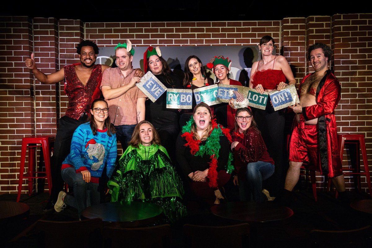 So grateful for @BadMedicineDC #sketchcomedy. Our holiday spectacular @dcimprov was a lot of fun and was definitely unhinged! #sketch @washingtondc