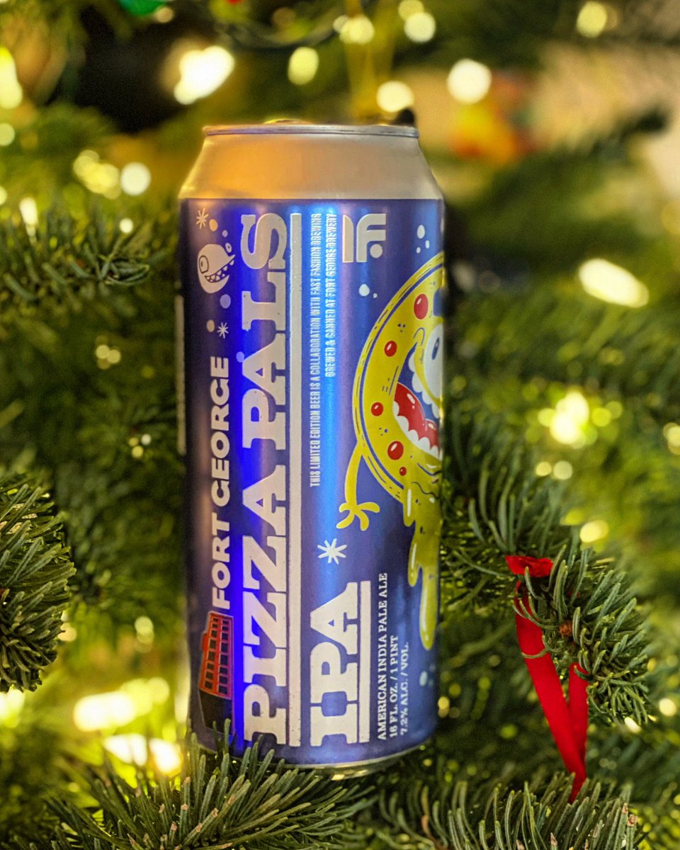 Pizza Pals IPA🍻🍕🎄 Fort George Brewing & Fast Fashion Brewing