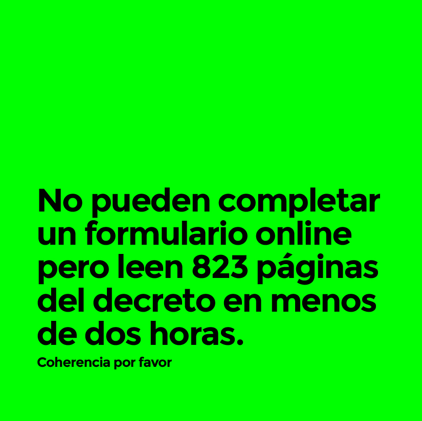 CoherenciaFavor tweet picture