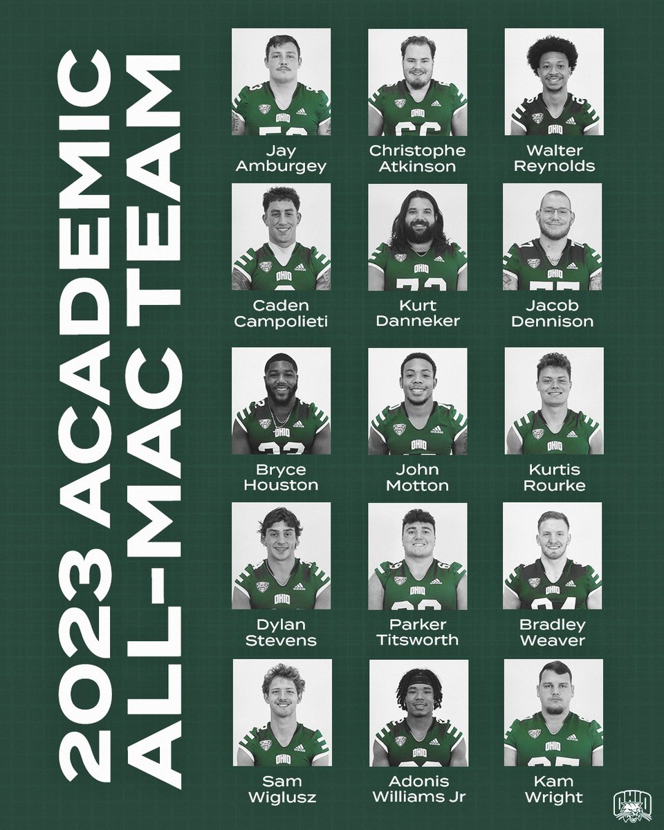 Getting it done on the field and in the classroom. Here are our 2023 Academic All-MAC honorees ‼️ READ MORE: bit.ly/48o3e7H #OUohyeah
