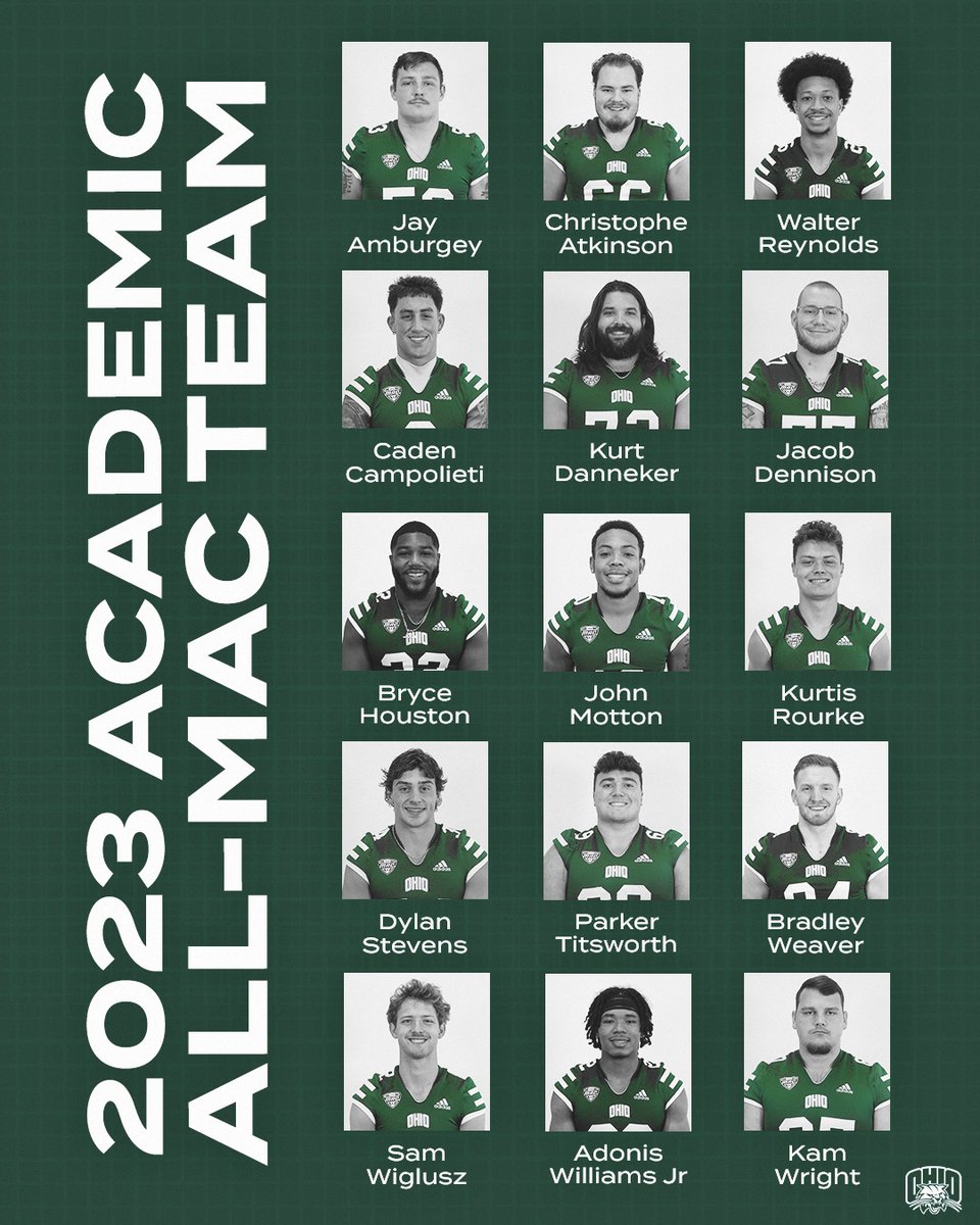 Getting it done on the field and in the classroom. Here are our 2023 Academic All-MAC honorees ‼️ 

READ MORE: bit.ly/48o3e7H 

#OUohyeah
