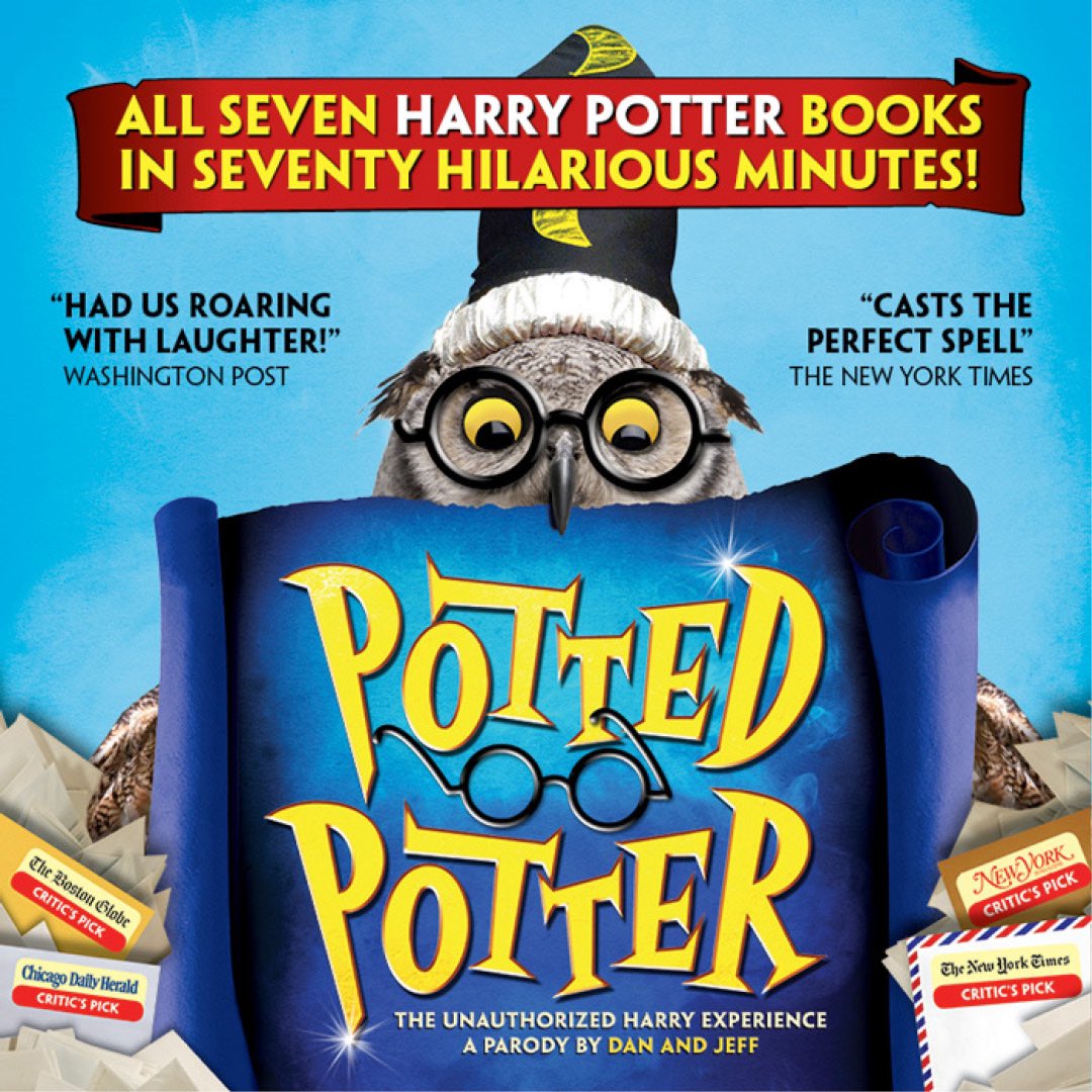 Attention all you wizards and muggles of Australia! Potted Potter: The Unauthorised Harry Experience – A Parody by Dan and Jeff is returning for its fifth tour in 2024 Tickets on sale now for Canberra, Sydney, Melbourne, Adelaide & Perth pottedpotter.com.au #HarryPotter