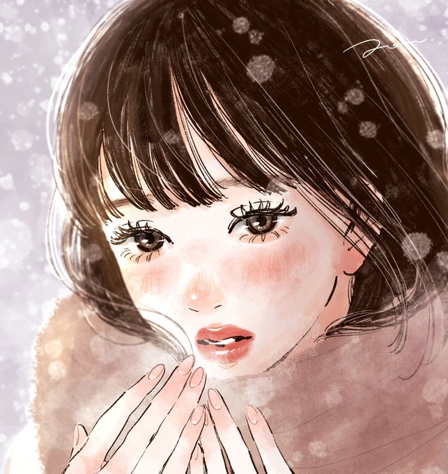「breath parted lips」 illustration images(Latest)｜2pages