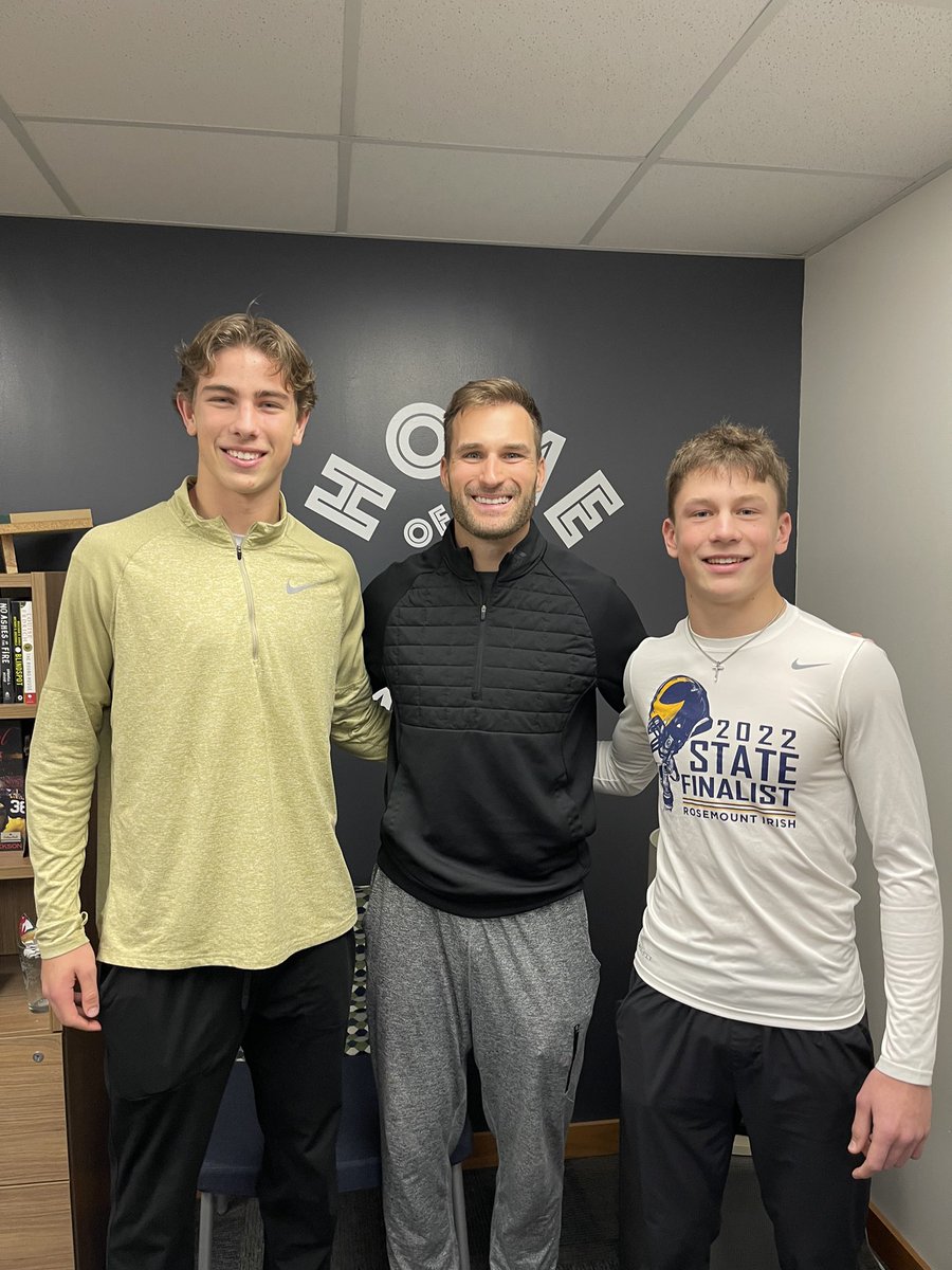 Today I was extremely grateful to be able to meet and talk with <a href="/KirkCousins8/">Kirk Cousins</a> when he stopped by RHS. Kirk is the most genuine and down to earth person I have ever been able to meet, and I could not think of a better role model for anyone to have on or off the field!
#skol