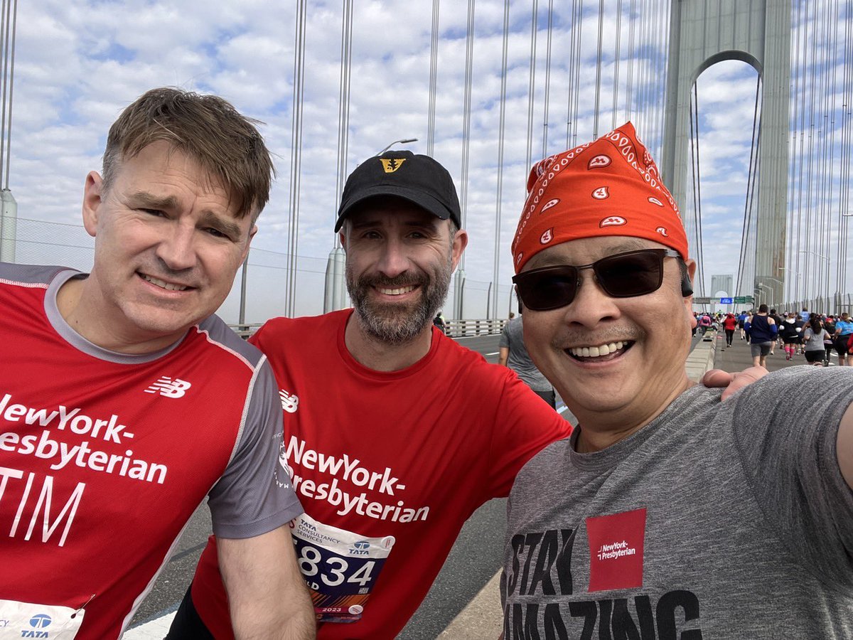 We raised over $400,000 for NYP by running the 2023 TCT New York Marathon! @nyphospital @WeillCornell @WCMUrology @NYSAUA