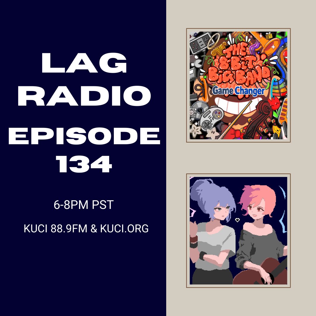 Well the weather outside is nerdy. So let's celebrate with two fantastic new releases. @the8bitbigband's Album 4 - Game Changer and the ChipT4T's first outstanding compilation. This and much more tonight! 6-8PM on KUCI.org and 88.9FM #radio #chiptune #vgm