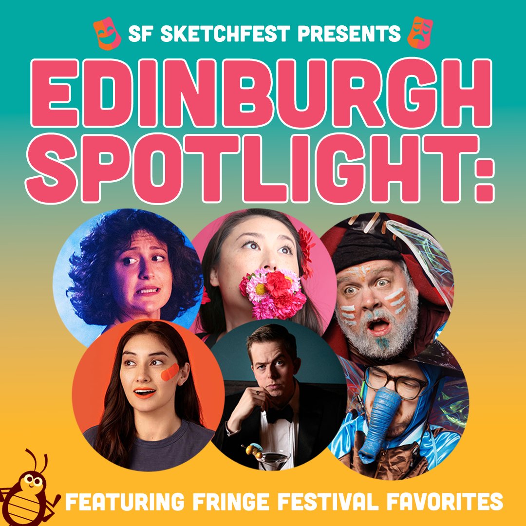 The @edfringe comes to #SFSketchfest with spotlight shows from @EmilyWilson @ChrisPJTurner @GriffLightning @connorratliff @sesantos @BonnieHe - this January & February at @ILoveTheMarsh and @punchlinesf! Tickets: sfsketchfest2024.sched.com/subject/Edinbu…