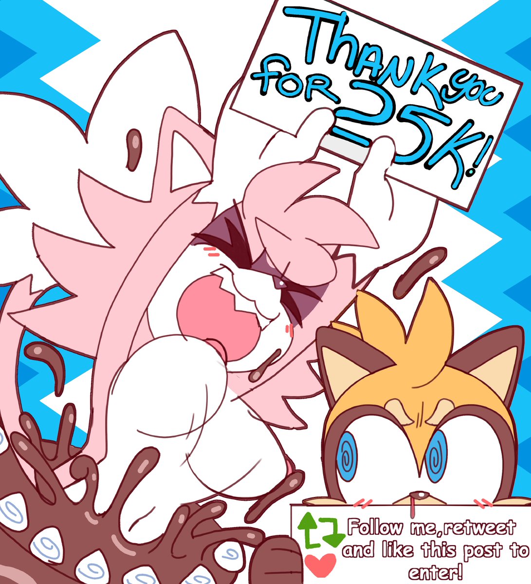 ⭐25K FOLLOWER RAFFLE!⭐

⭐One winner will receive a FREE 2 character flat color request of their choice!⭐

To enter:
⭐You must be FOLLOWING me!
⭐RETWEET this post!
⭐and leave a LIKE!

I'll pick a winner January 1st! Thank you so much for following, and good luck!! 🩷