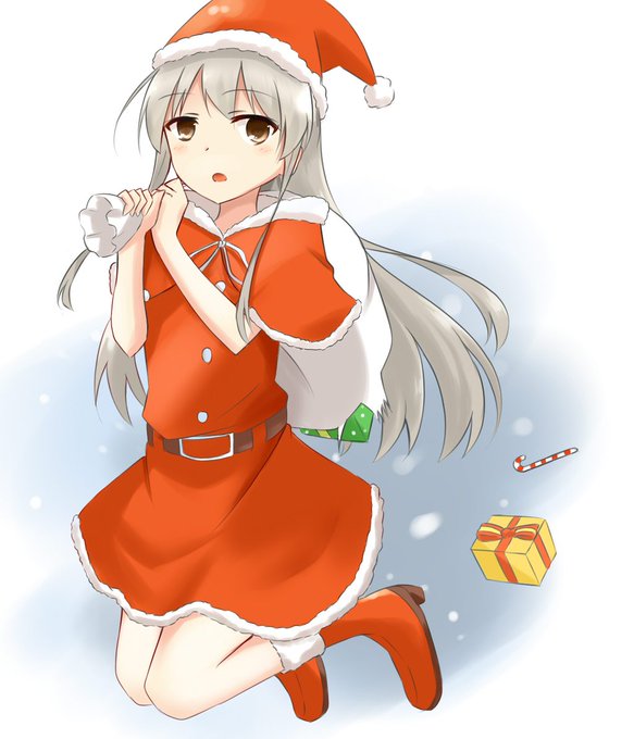 「candy cane santa hat」 illustration images(Latest)