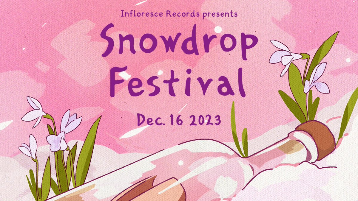 Snowdrop Festival Updates 🤍❄️ Our 2023 festival is now up on our YouTube channel! Thank you so much to every composer and visual artist who helped bring this event to life, and the folks who came to watch and support the musicians! 🫶🏼 [ links ⬇️ ]