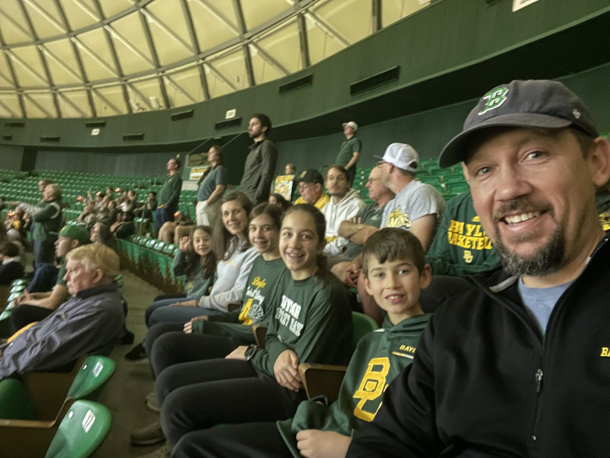 One last memory at the Ferrell Center. #SicEm