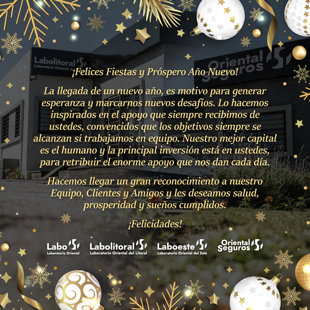 ¡Les deseamos Felices Fiestas y un gran 2024!📷📷