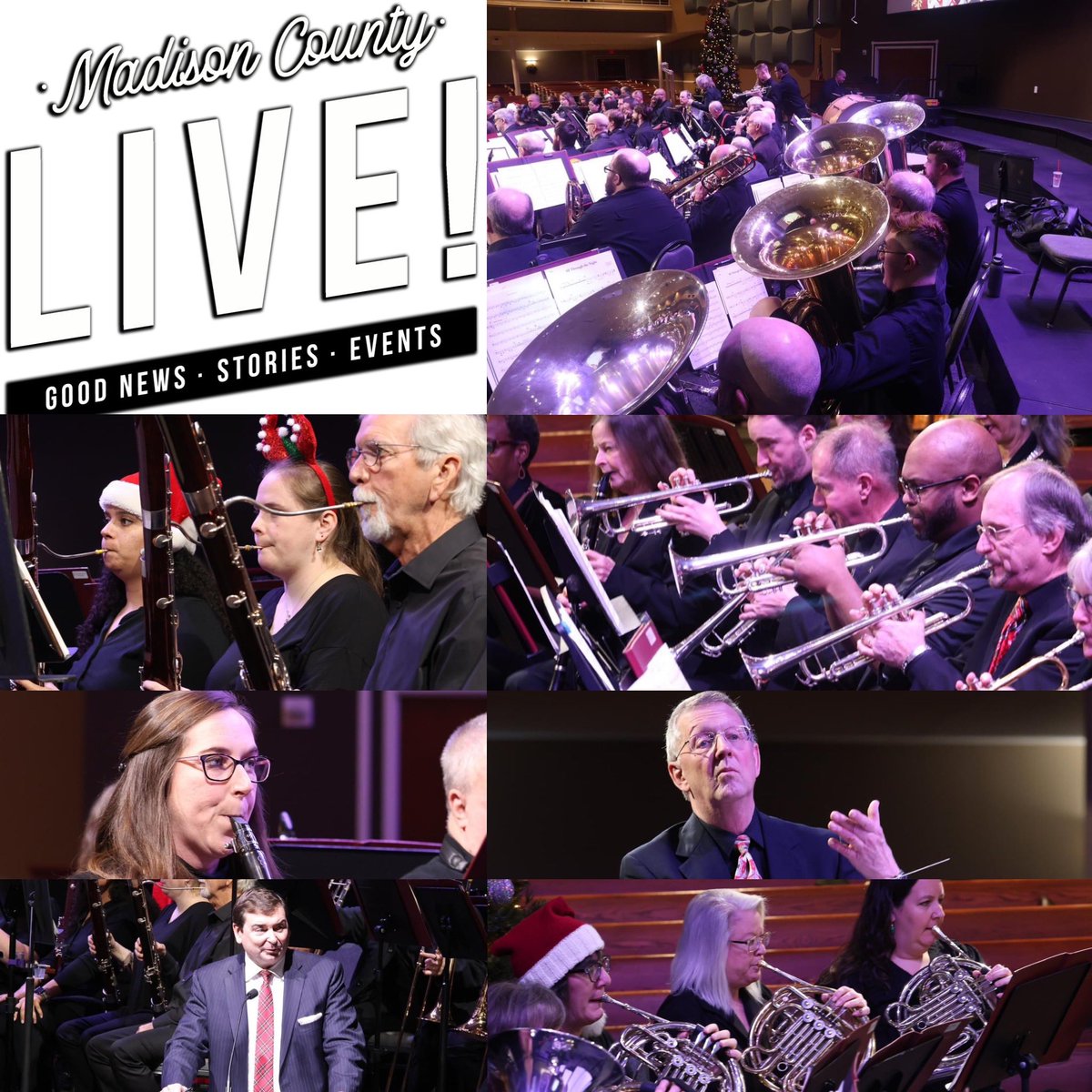 Join us Christmas Eve at 9 pm for
‘A Celebration of Christmas,’ performed by the Madison Community Band, under the direction of Dr. John Stroube, and hosted by WKYT-TV’s Bill Bryant on Madison County LIVE!

fb.me/e/7T1MYLsrs