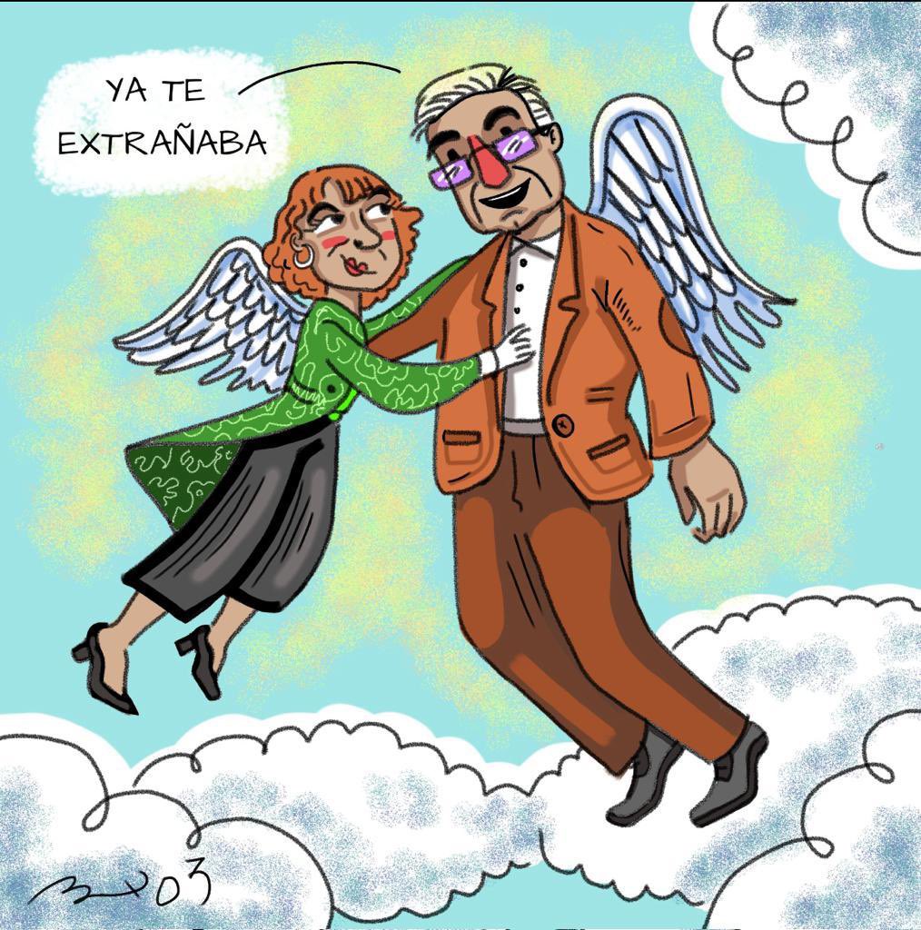 José Emilio y #CristinaPacheco 🕊️❤️