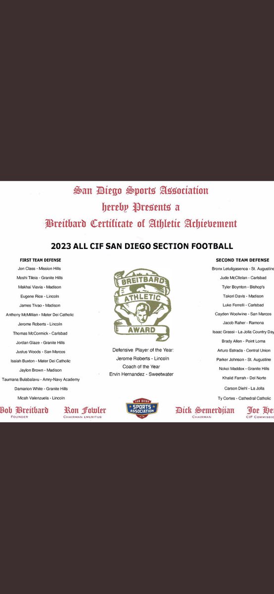 Blessed to be First Team All CIF🎖️