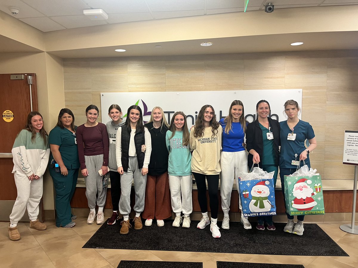 GRWestCatholic's tweet image. Today we held our first ever Day of Engagement! Students had dozens of activities they could choose to participate in - including spreading Christmas cheer! One group of Falcons visited a fire station &amp;amp; Trinity Health to deliver gifts to first responders &amp;amp; health care workers. 🎁