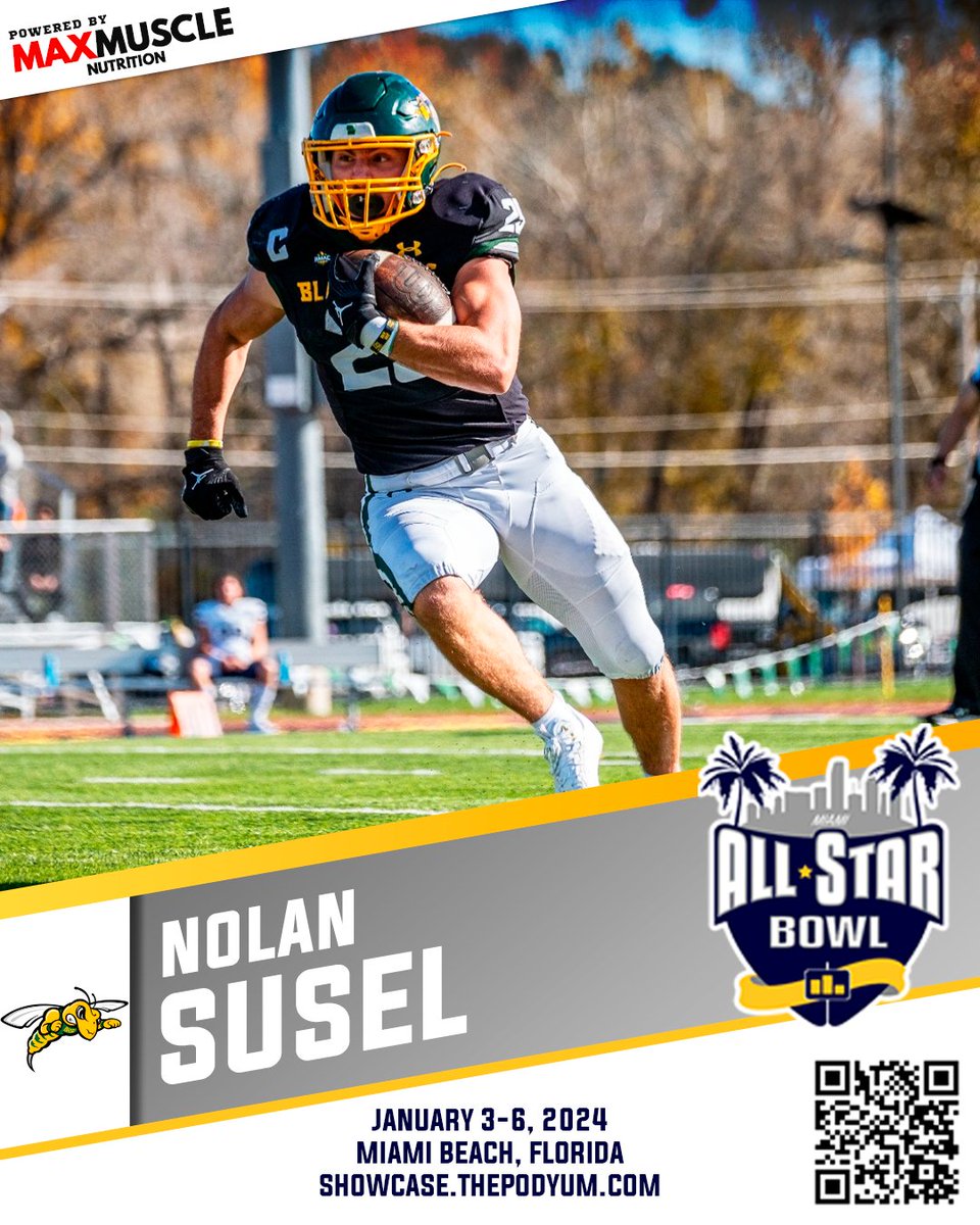 The Podyum All-Star Bowl (@podyumbowl) on Twitter photo ๐จ ๐๐ข๐ก๐๐๐ฅ๐ ๐๐ ๐จ
<a href="/nolan_susel/">Nolan Susel</a> from <a href="/BHSUFB/">BHSU Football</a> has accepted the invitation to compete at the 2024 Podyum All-Star Bowl! See you in Miami! showcase.thepodyum.com
#EarnYourLevel #CollegeAllStar #FootballShowcase #ProFootball #NFL #CFL #XFL #USFL #ArenaFootball ๐จ ๐๐ข๐ก๐๐๐ฅ๐ ๐๐ ๐จ
<a href="/nolan_susel/">Nolan Susel</a> from <a href="/BHSUFB/">BHSU Football</a> has accepted the invitation to compete at the 2024 Podyum All-Star Bowl! See you in Miami! showcase.thepodyum.com
#EarnYourLevel #CollegeAllStar #FootballShowcase #ProFootball #NFL #CFL #XFL #USFL #ArenaFootball
