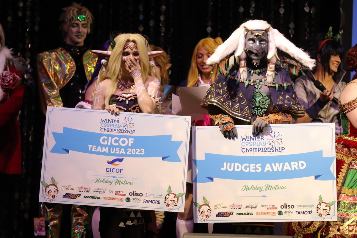 The Winter Cosplay Championship stage was graced with incredible and complex cosplays as competitors brought their best. Congratulations to all the competitors and a special shout-out to the winners who will be representing the US all over the globe.