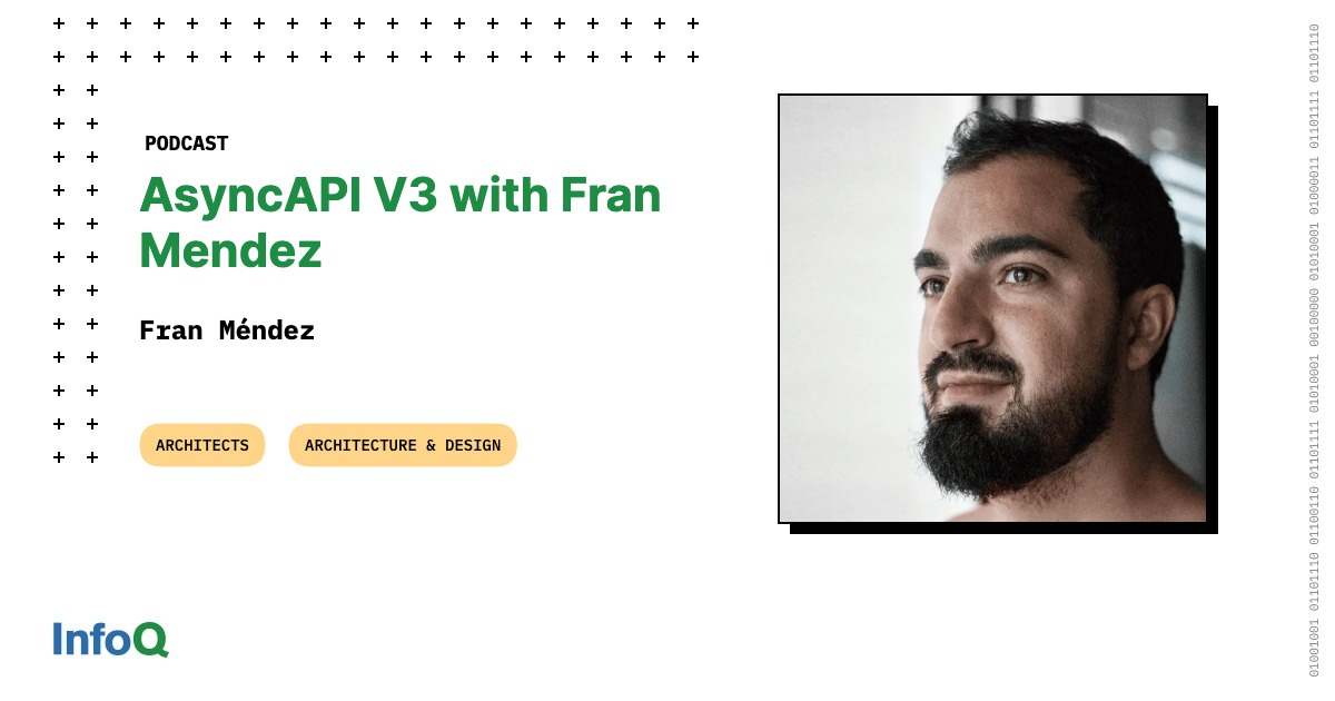 The standard format for describing asynchronous #APIs has evolved and has made some breaking changes to address limitations in earlier versions. @ThomasBetts & @fmvilas unpack the significant updates & breaking changes in #AsyncAPI V3: bit.ly/3GNpL1s #InfoQ #podcast