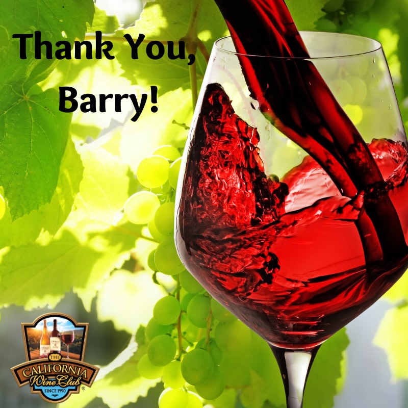 "The wines are awesome and everyone loves them as a Holiday gift from us." -- Barry, Member since 2019. #mostlovedwineclub See what others are saying: cawineclub.com/testimonials.p…