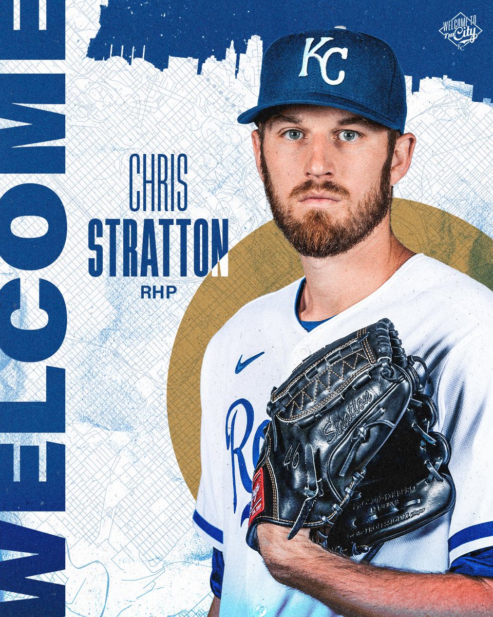 Royals's tweet photo. We have signed RHP Chris Stratton to a one-year contract with a player option for 2025.

Welcome to Kansas City, Chris! https://t.co/Bn6JX1Ao3u