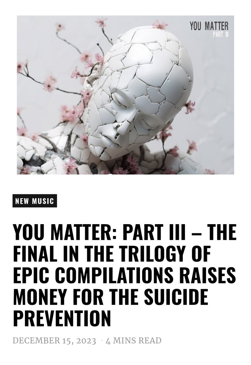 'You Matter: Part III' is a defiant cry against despair. A collective of underground artists unite, their music a lifeline in the fight against suicide. Reminding us all: You're not alone idioteq.com/you-matter-par… @weareripcord