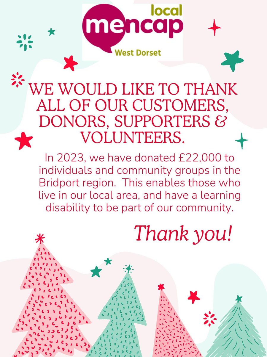 Thank you to everyone who supports our charity shop in #Bridport , you really help us to support our local community.