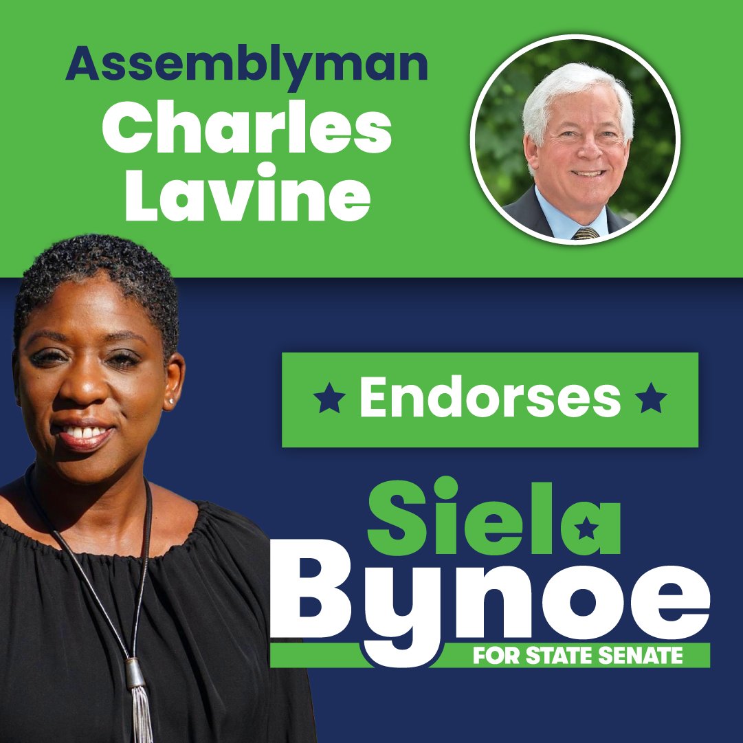 I am tremendously grateful to receive @CharlesLavineNY's endorsement for @NYSenate! Chuck has always been there for the people of Westbury and my district. Together, we've been able to make impactful change. I can not wait to join him in Albany to represent our communities!