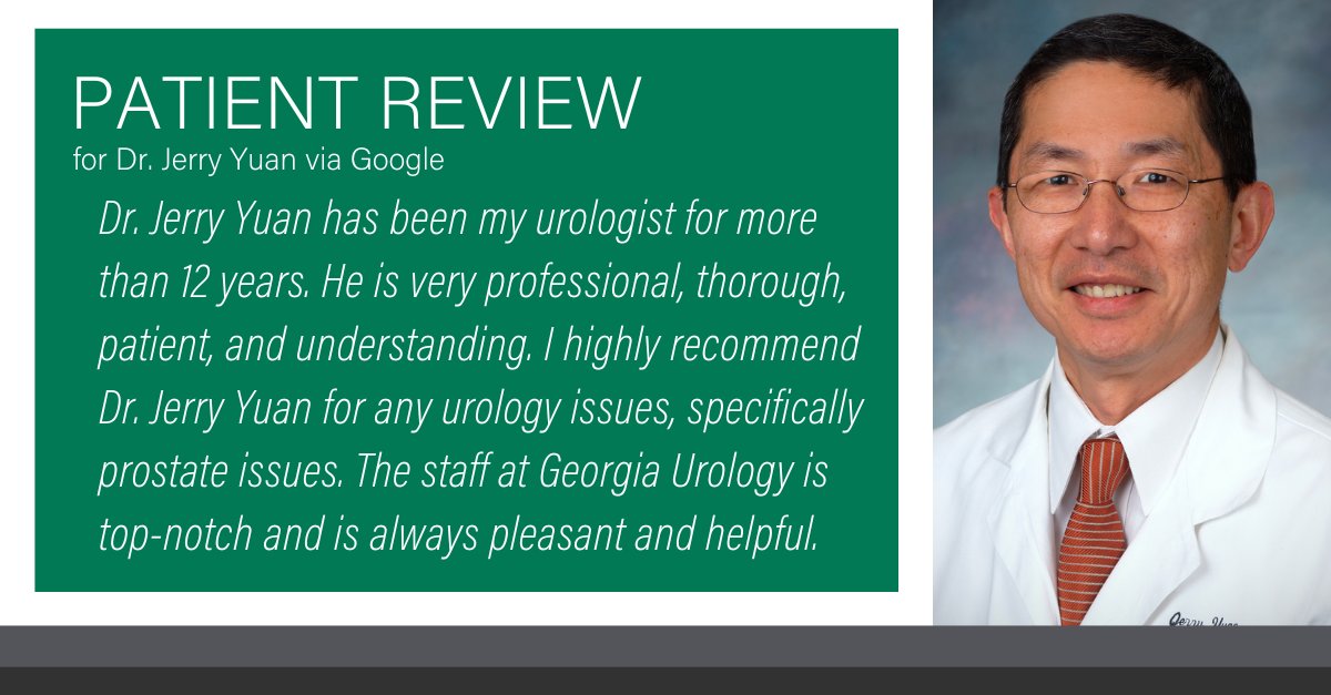 Sharing a wonderful review for Dr. Jerry Yuan! ⭐

Learn more about Dr. Yuan: bit.ly/2MiHeom