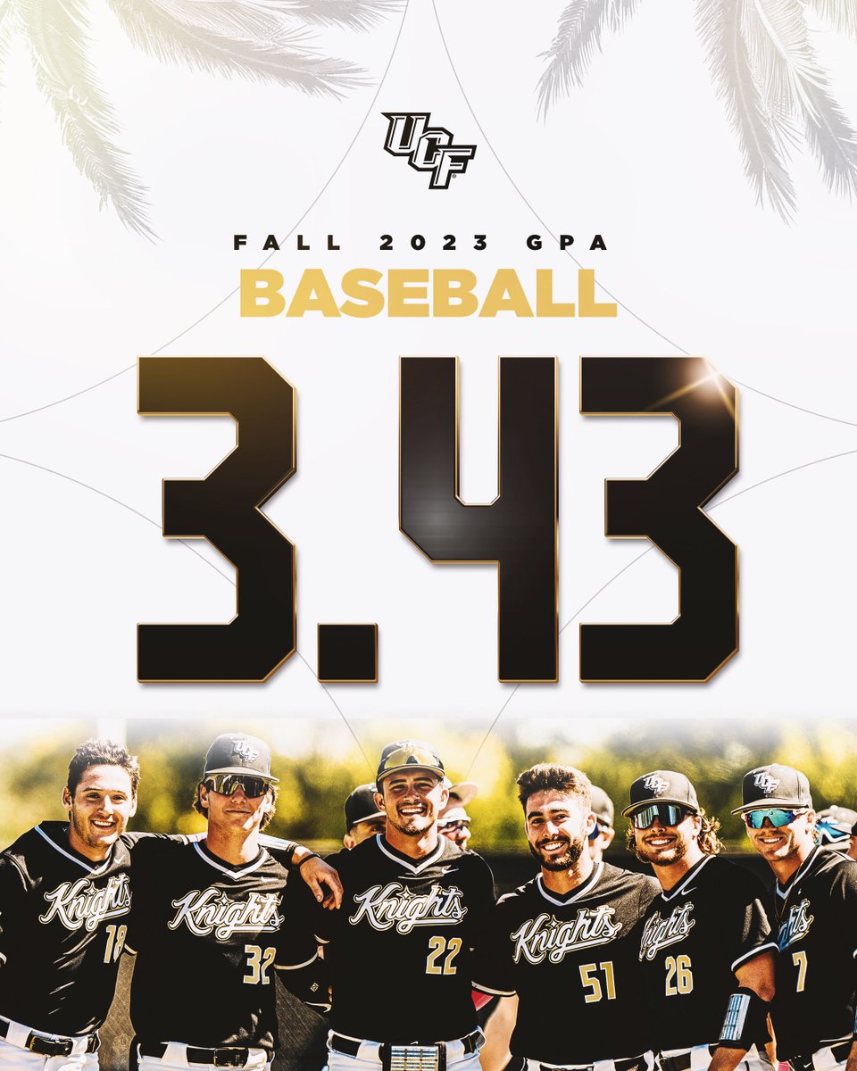Congrats boys for putting up the highest team GPA in program history ⚾📚 #ChargeOn⚔️