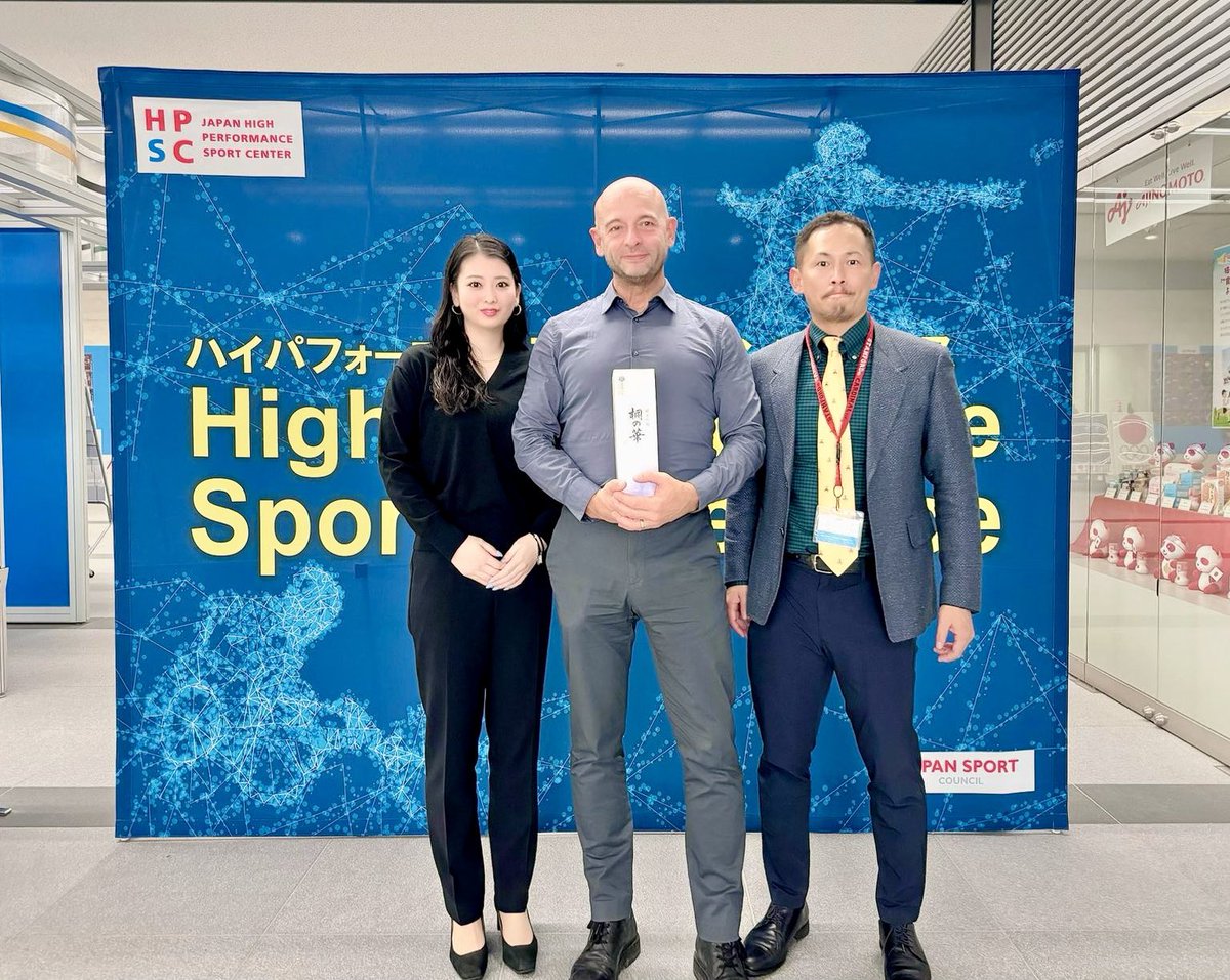 Great to visit the Japan Institute of Sports Sciences.